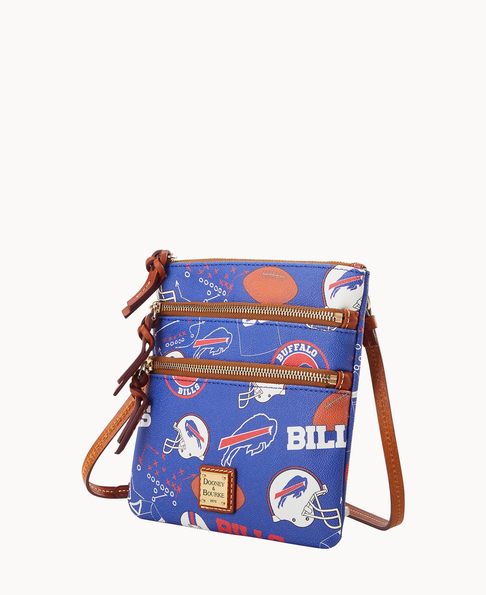 Dooney & Bourke NFL Bills Triple Zip Crossbody