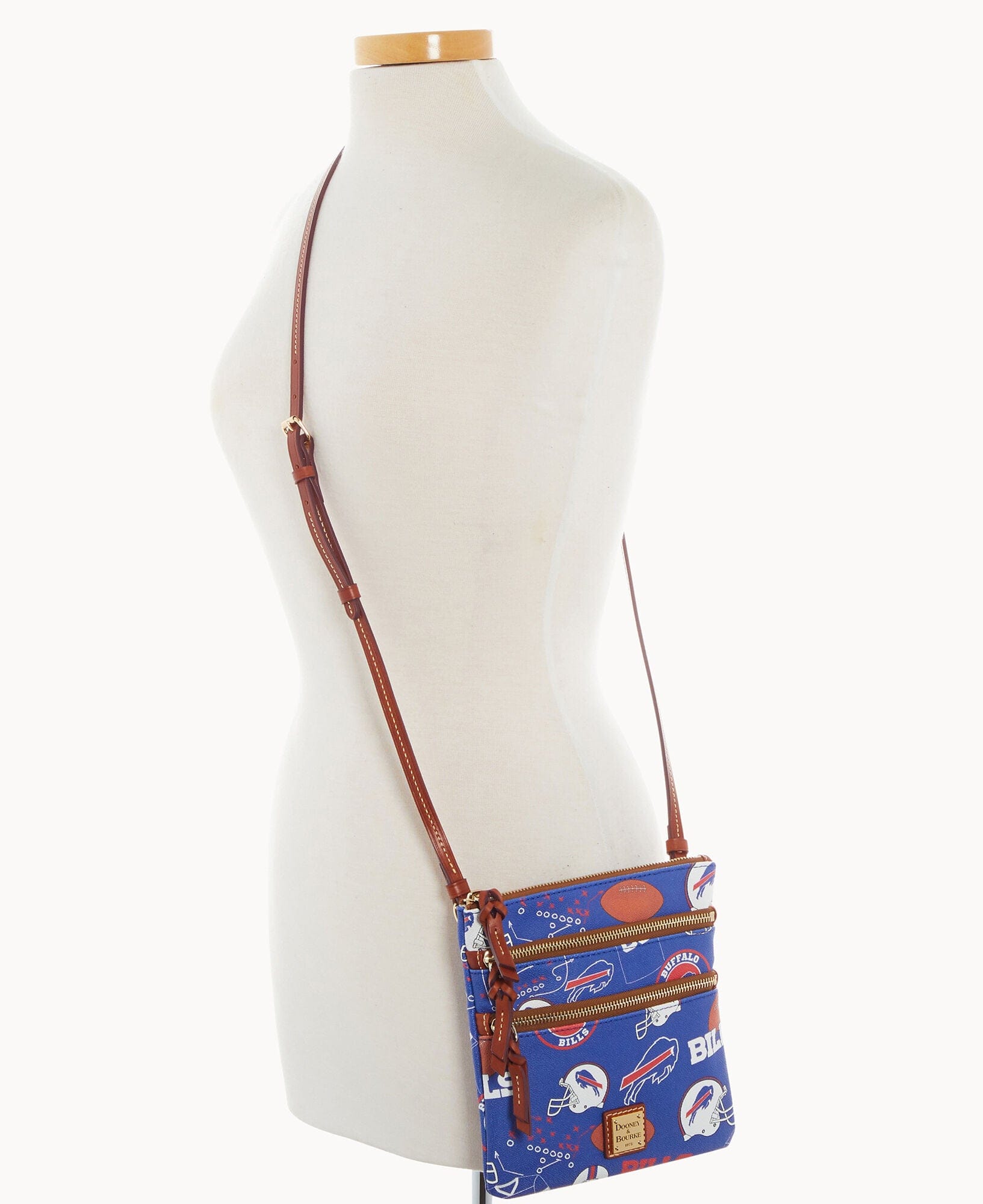 Dooney & Bourke NFL Bills Triple Zip Crossbody