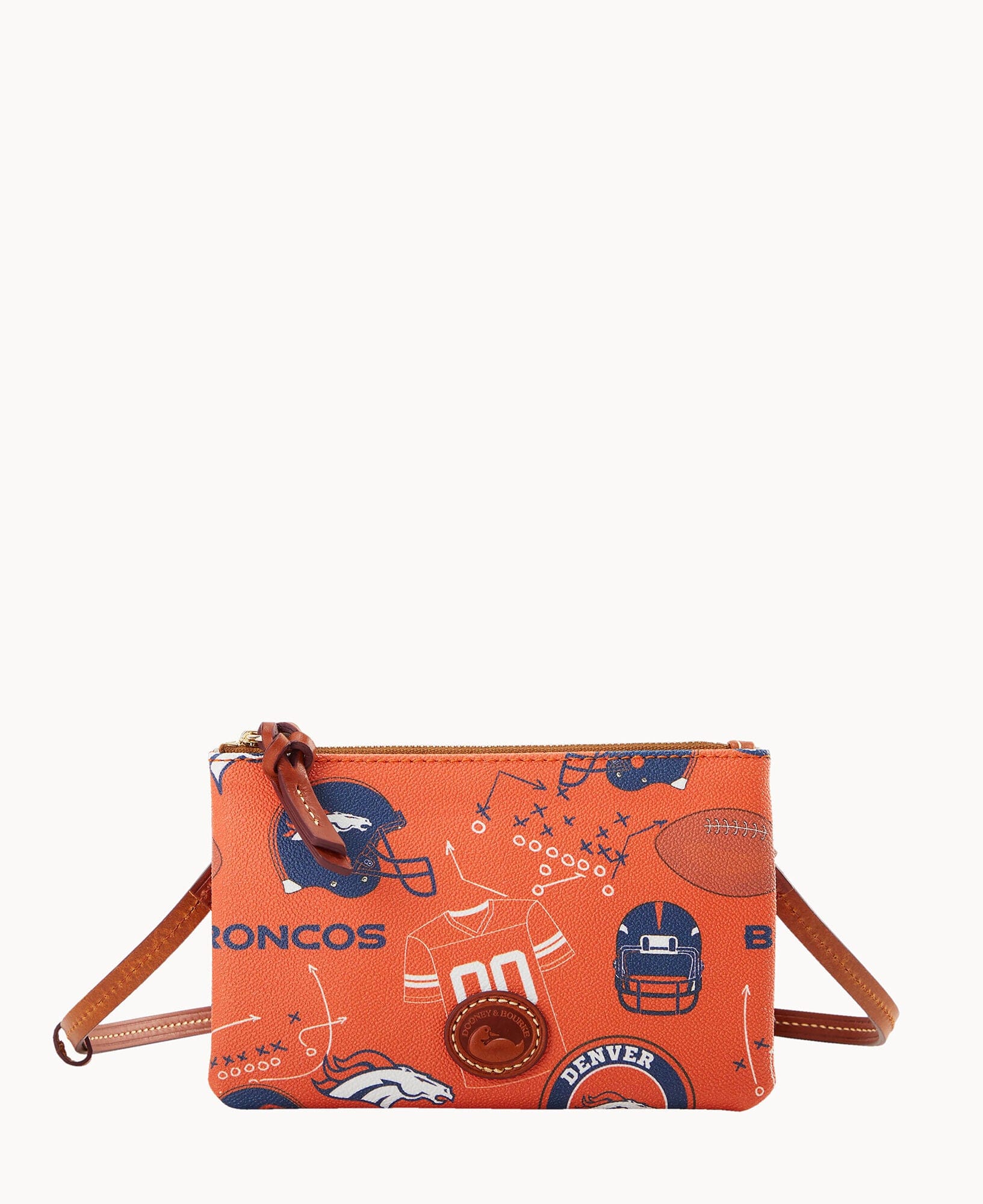 Dooney & Bourke NFL Broncos Top Zip Crossbody