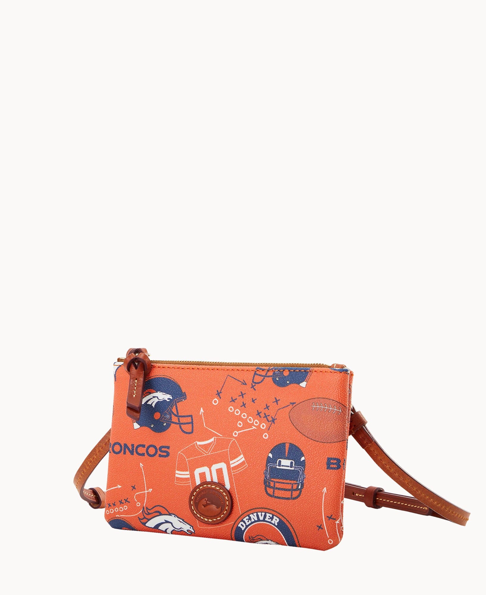 Dooney & Bourke NFL Broncos Top Zip Crossbody