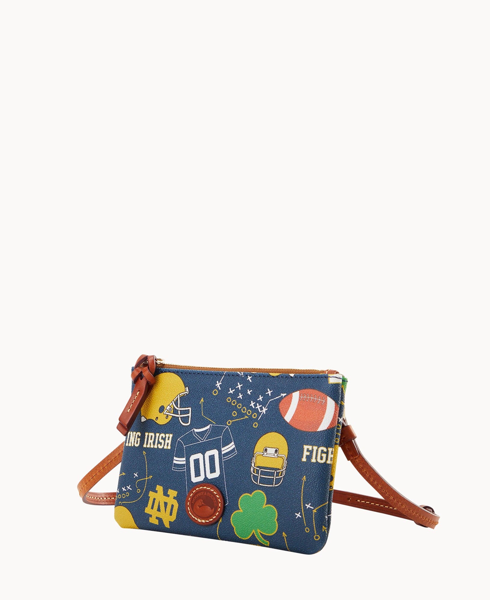 Dooney & Bourke Collegiate University of Notre Dame Top Zip Crossbody