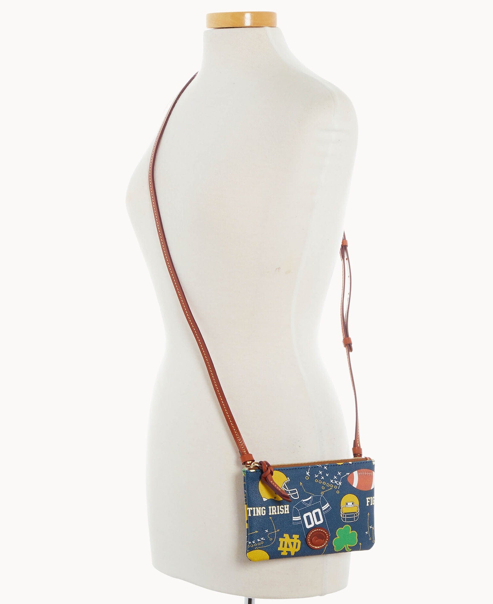 Dooney & Bourke Collegiate University of Notre Dame Top Zip Crossbody