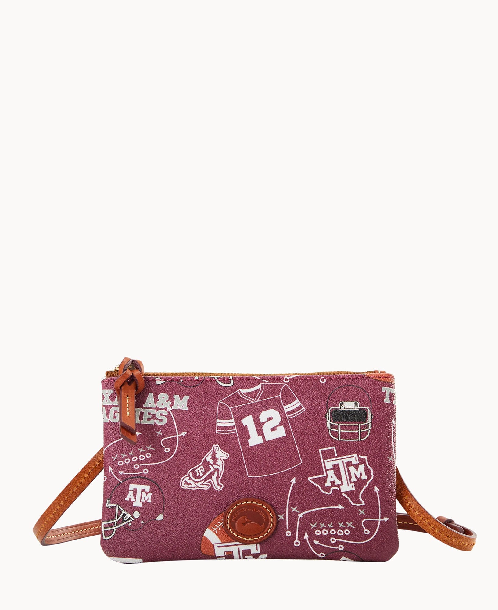 Dooney & Bourke Collegiate Texas A&M Top Zip Crossbody