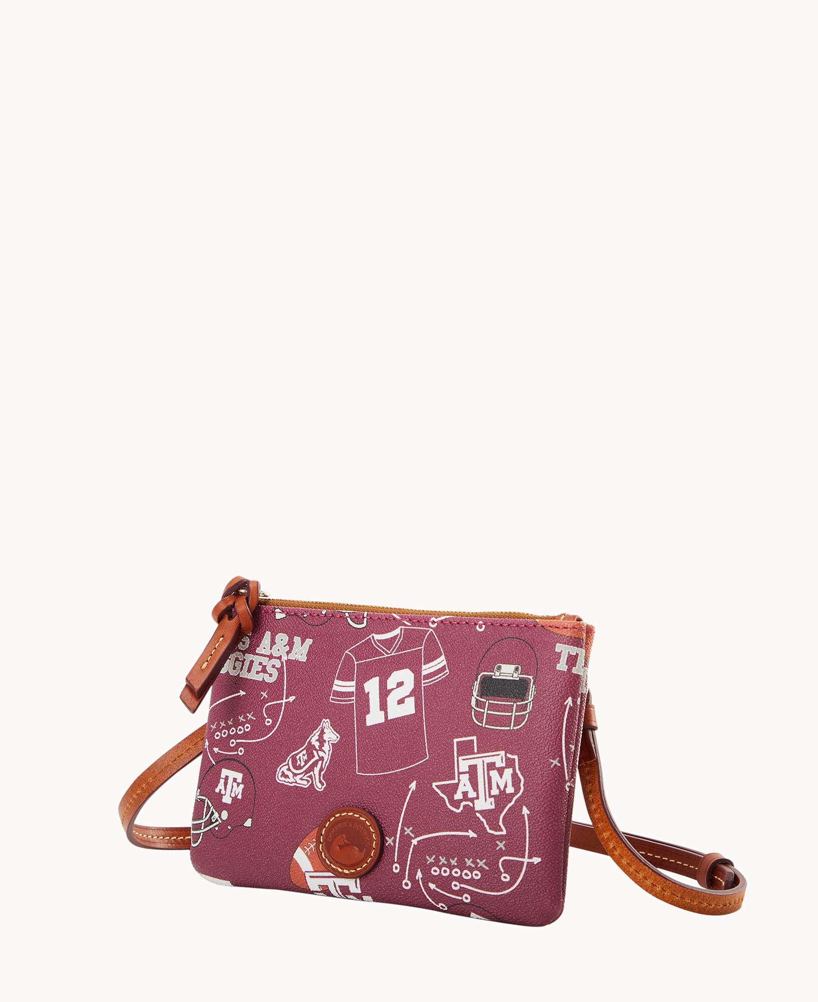 Dooney & Bourke Collegiate Texas A&M Top Zip Crossbody