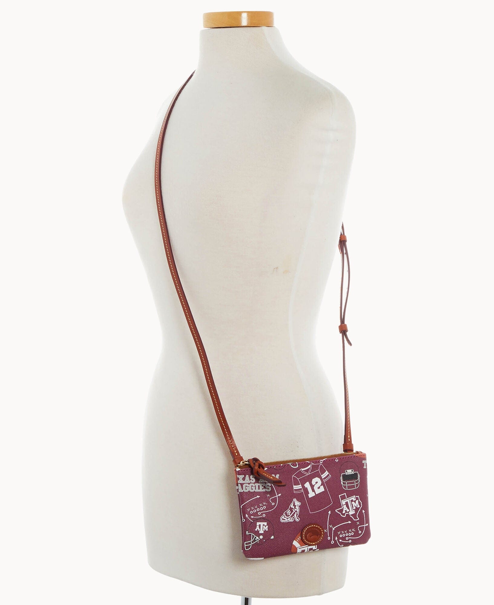 Dooney & Bourke Collegiate Texas A&M Top Zip Crossbody