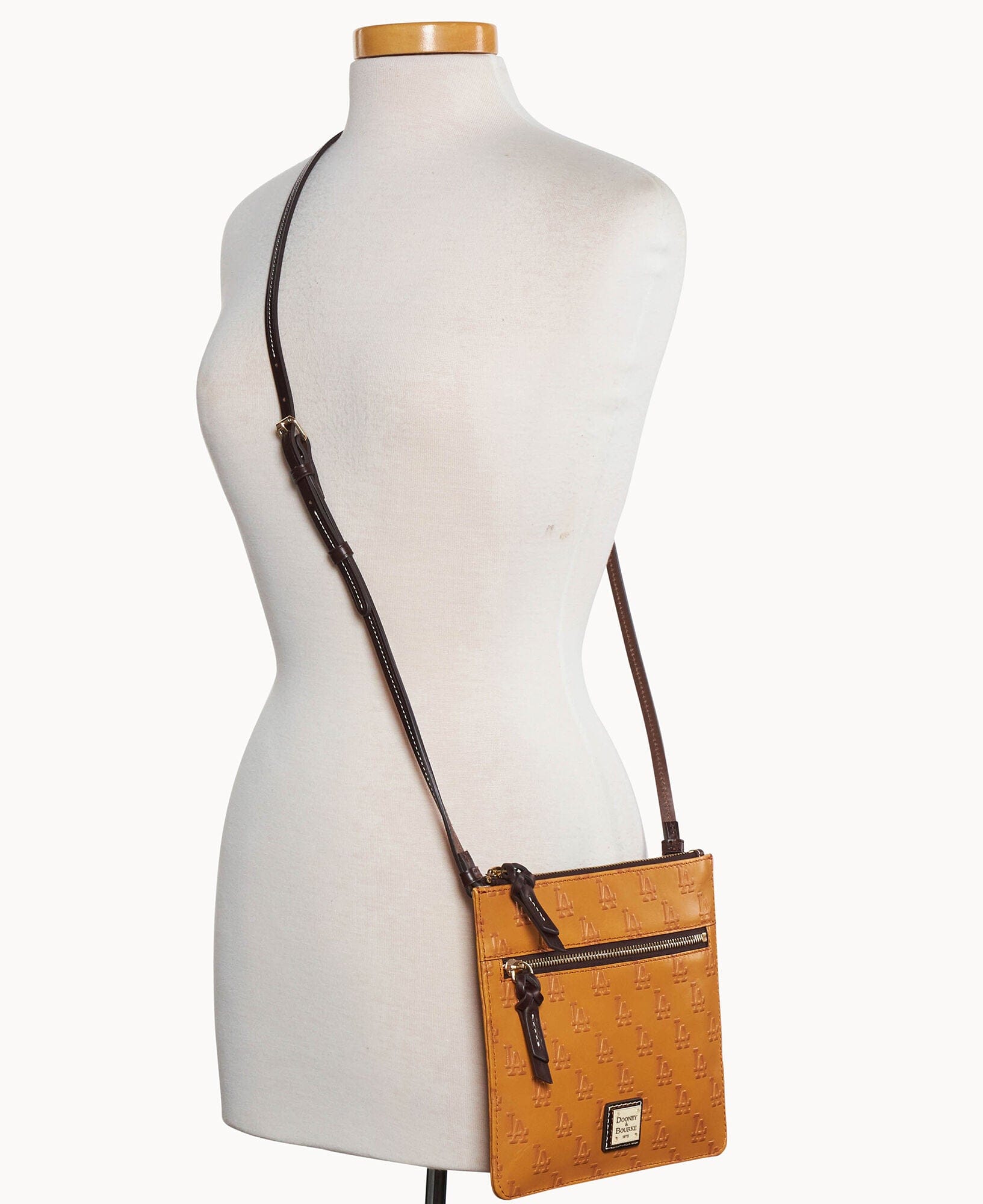 Dooney & Bourke MLB Dodgers Double Zip Crossbody