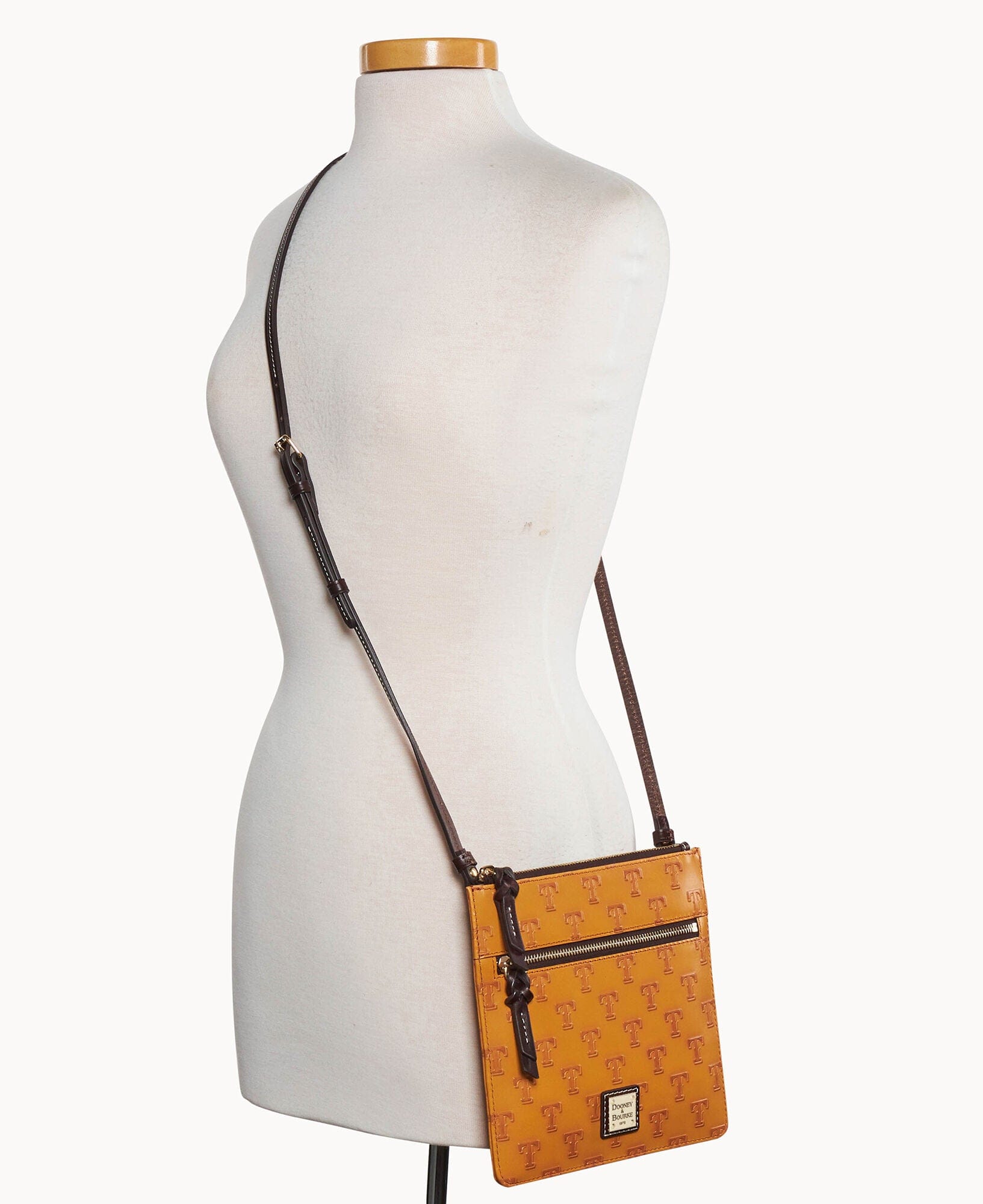 Dooney & Bourke MLB Rangers Double Zip Crossbody