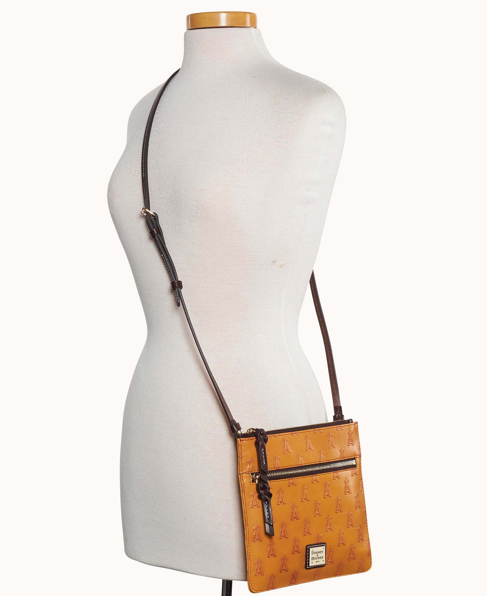 Dooney & Bourke MLB Angels Double Zip Crossbody