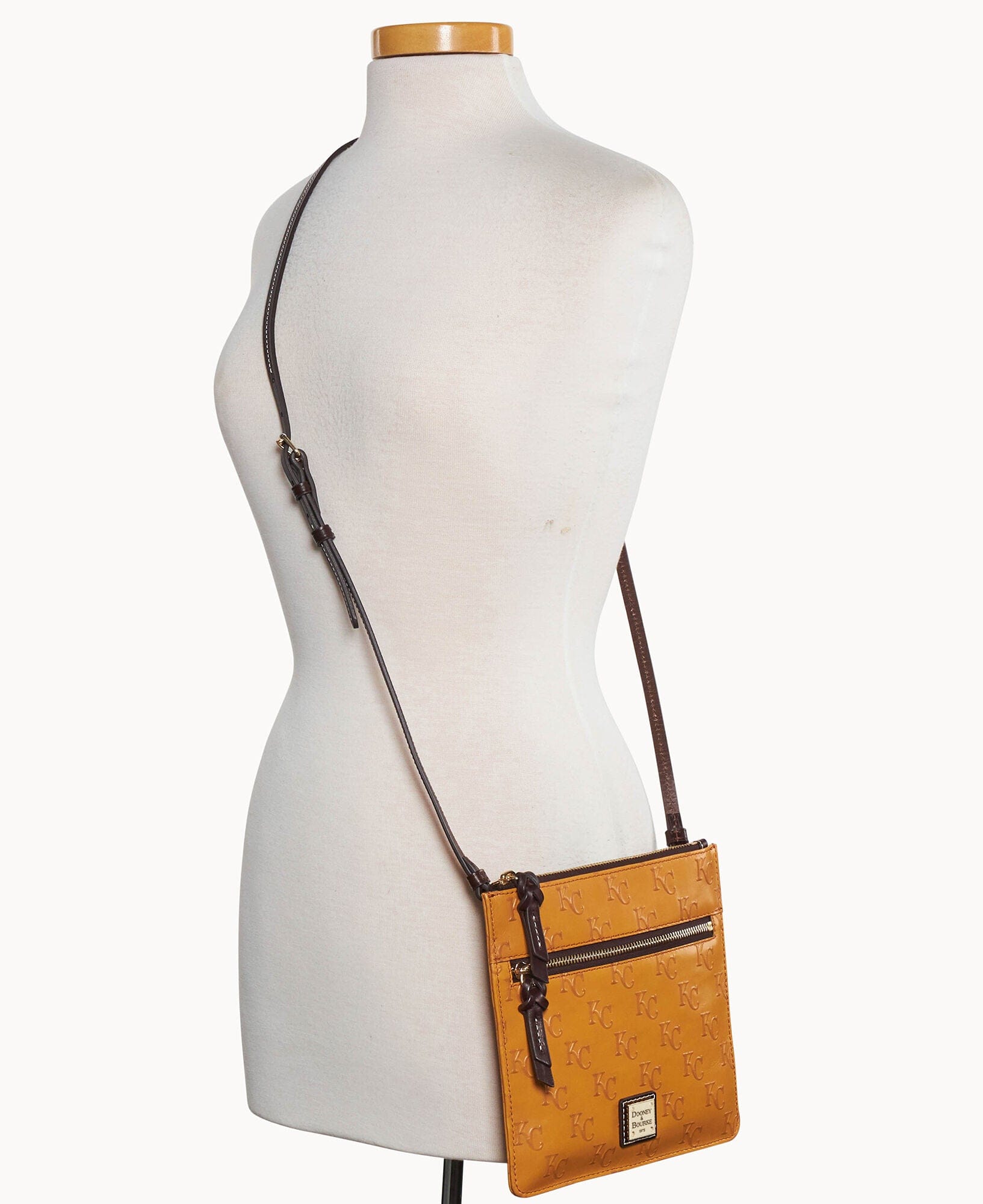 Dooney & Bourke MLB Royals Double Zip Crossbody