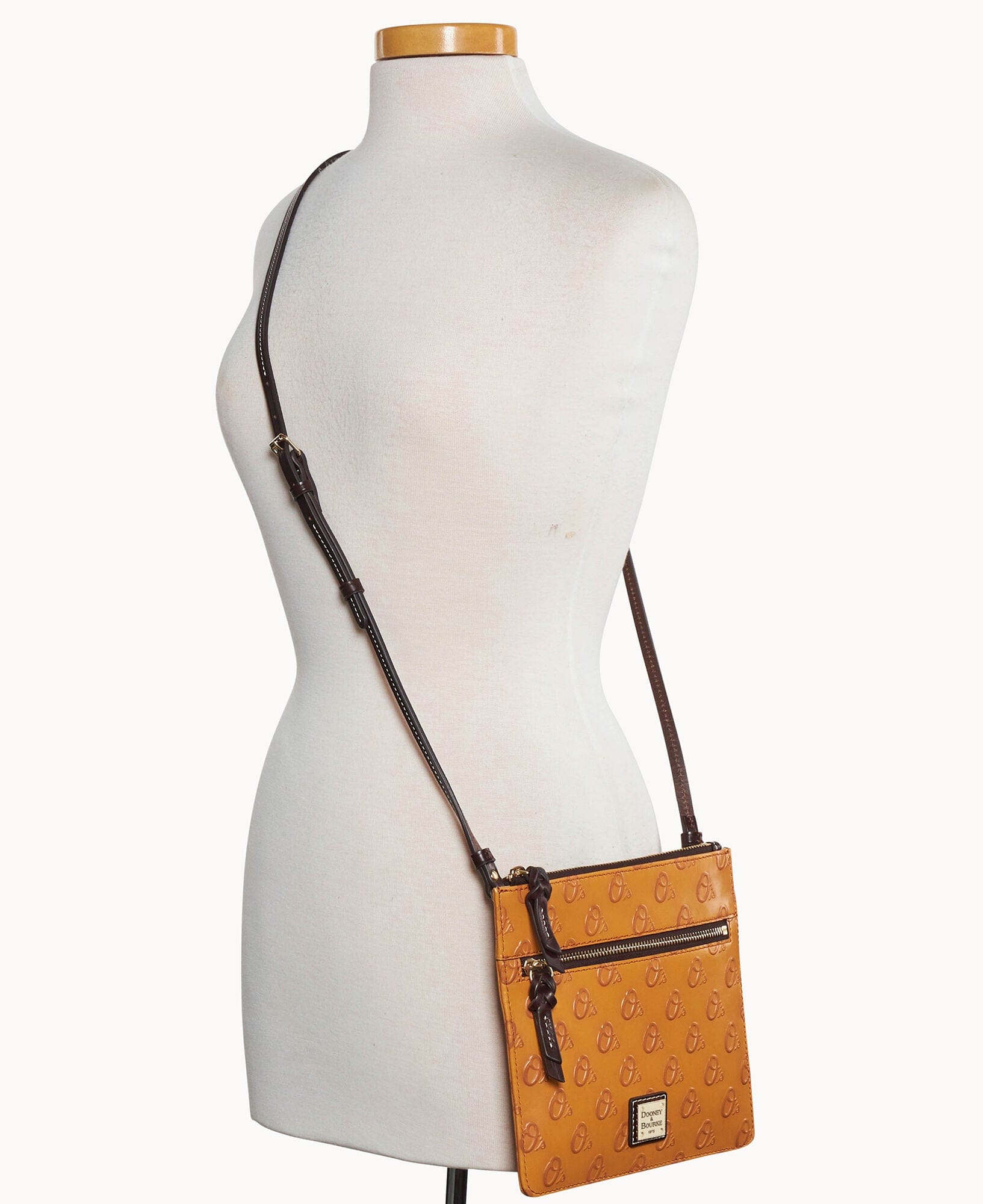 Dooney & Bourke MLB Orioles Double Zip Crossbody