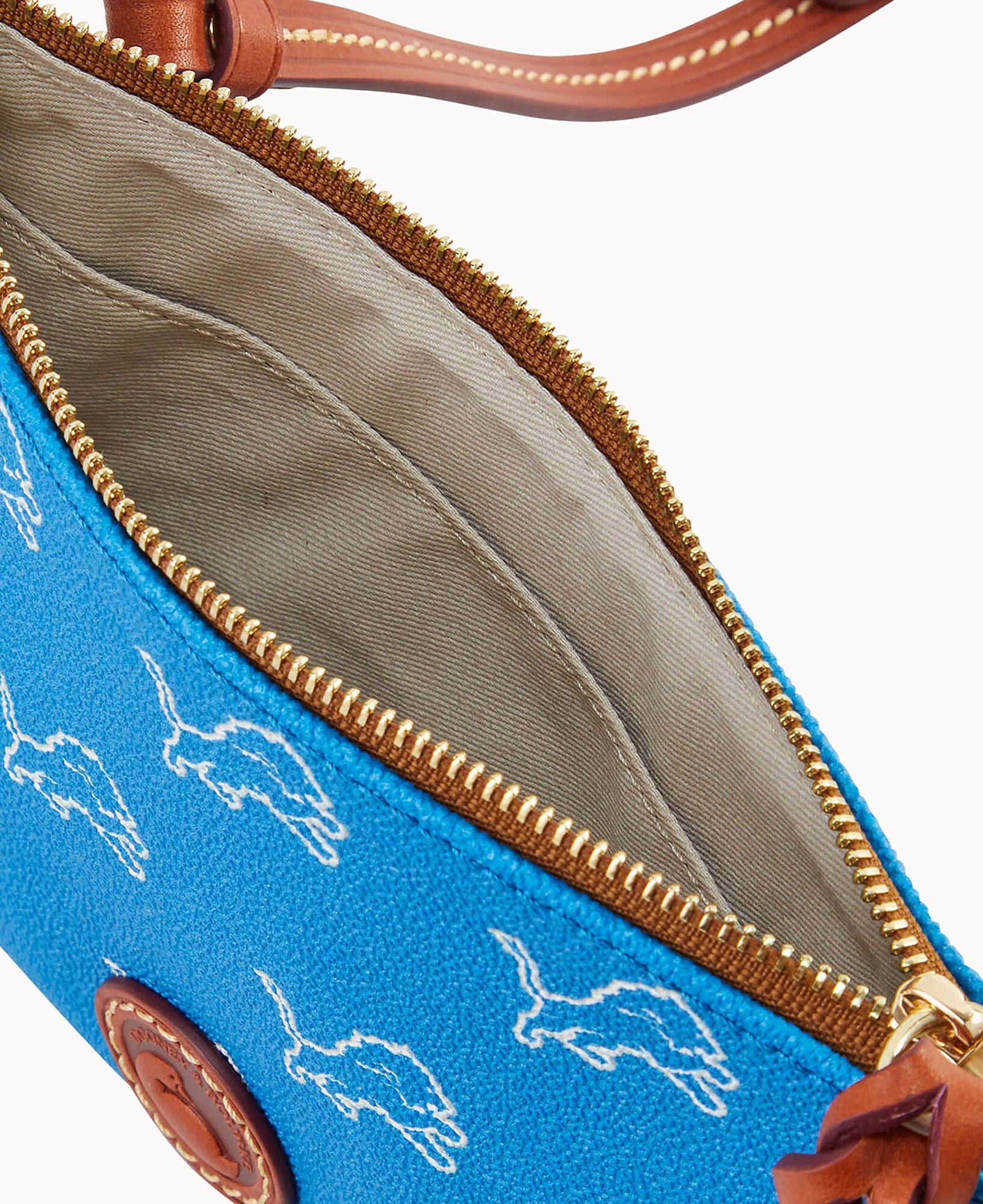 Dooney & Bourke NFL Lions Top Zip Crossbody