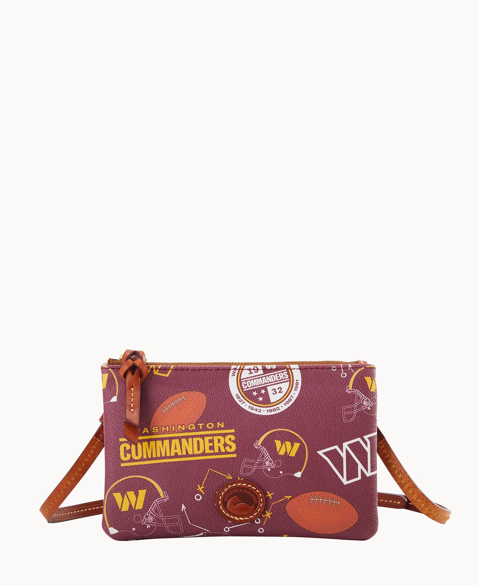 Dooney & Bourke NFL Commanders Top Zip Crossbody