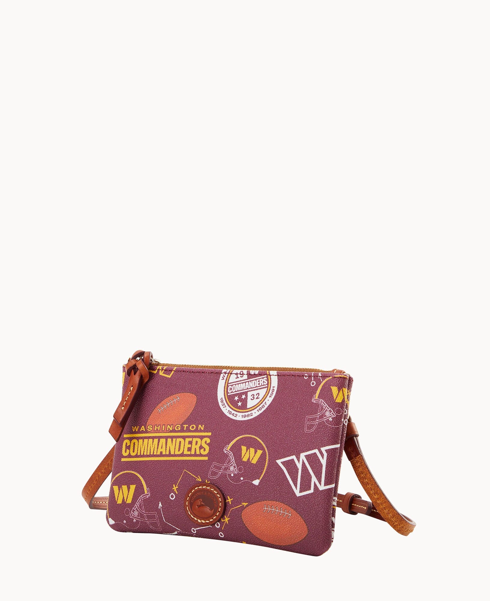 Dooney & Bourke NFL Commanders Top Zip Crossbody