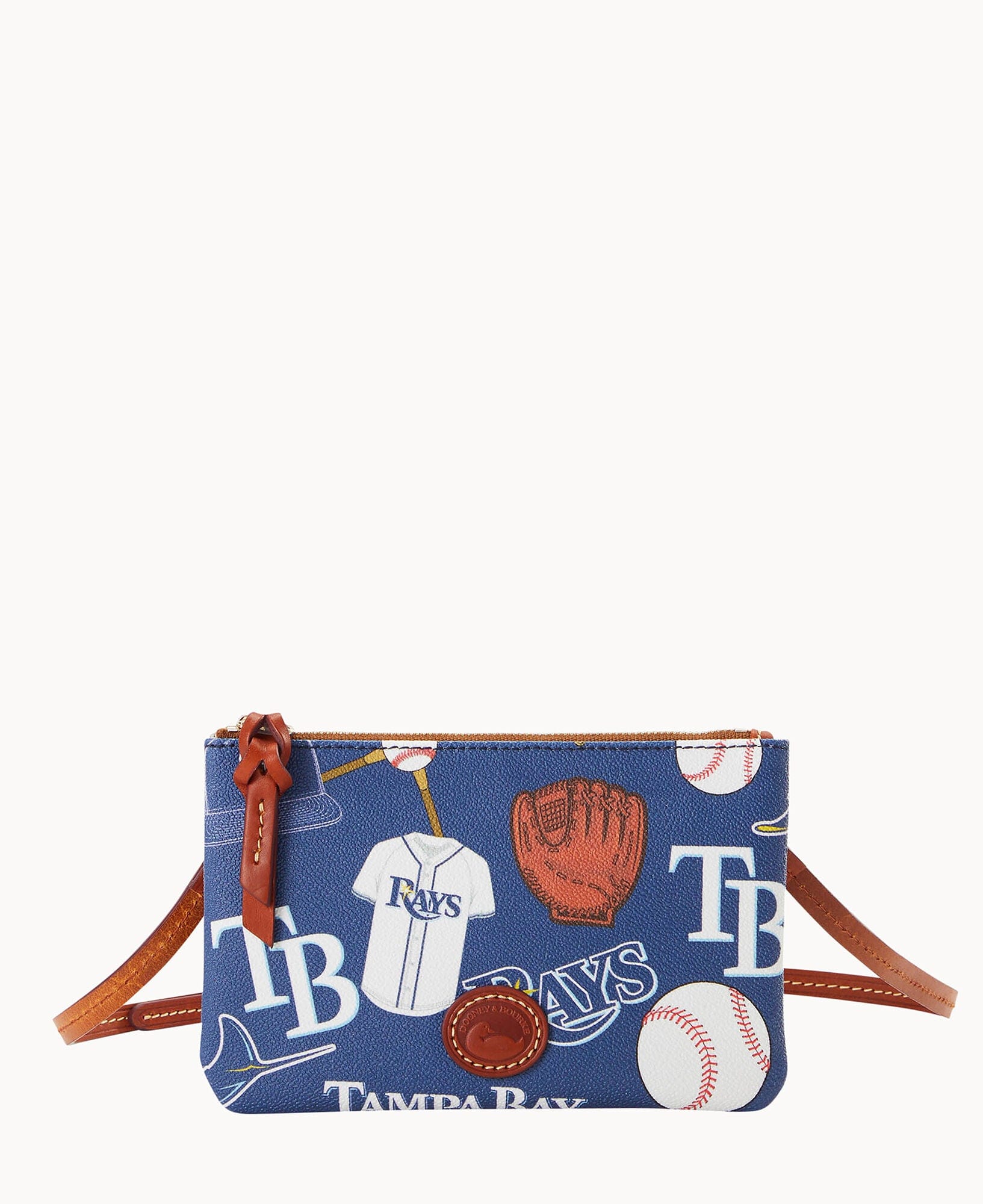 Dooney & Bourke MLB Rays Top Zip Crossbody