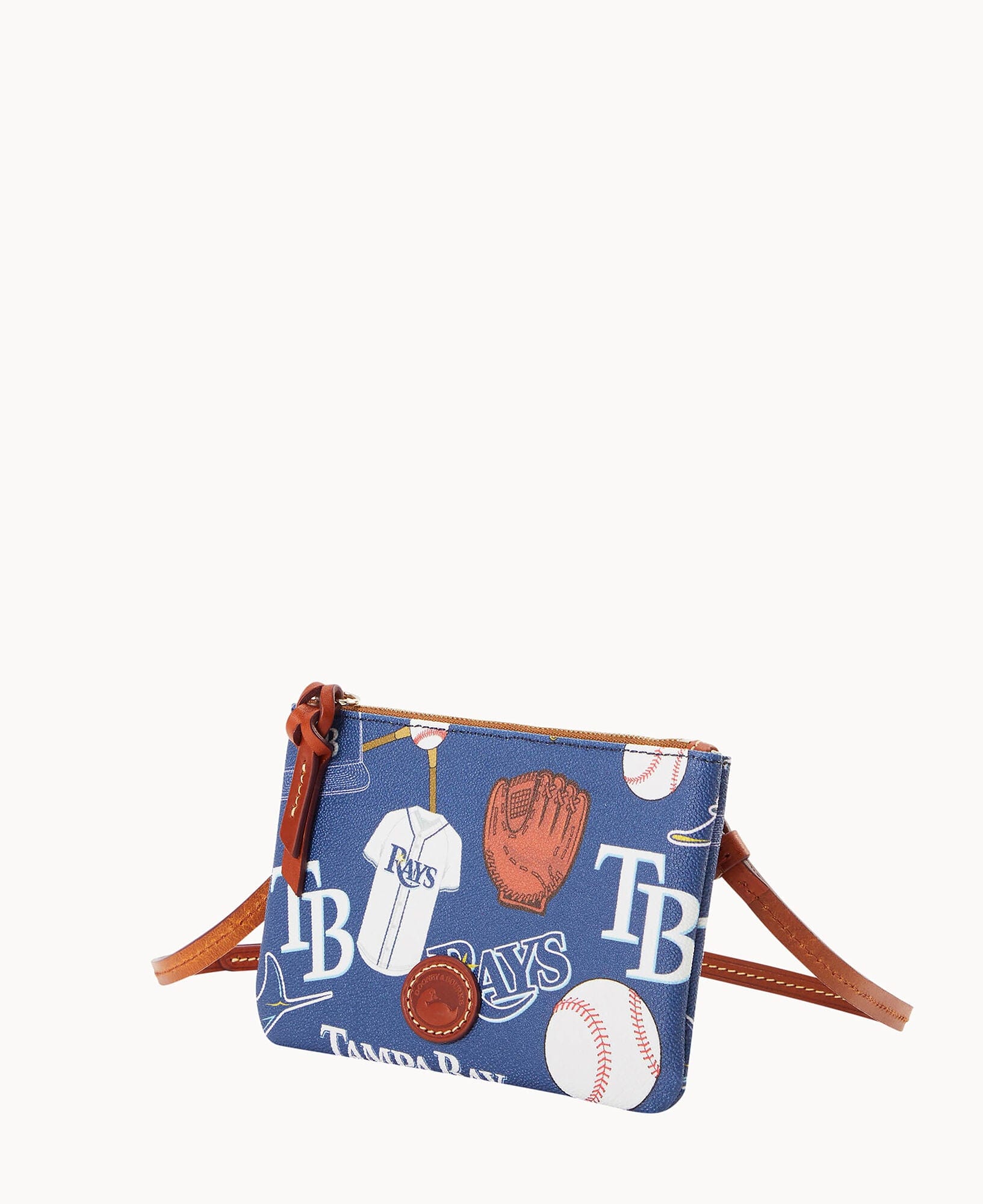 Dooney & Bourke MLB Rays Top Zip Crossbody