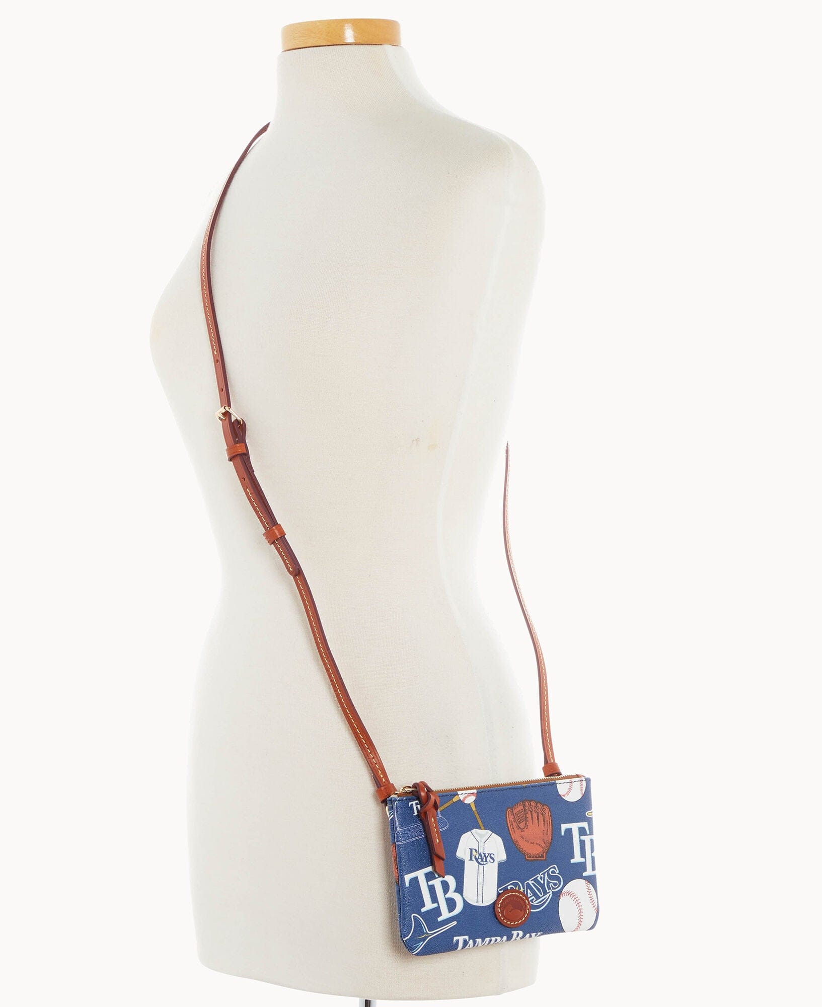 Dooney & Bourke MLB Rays Top Zip Crossbody