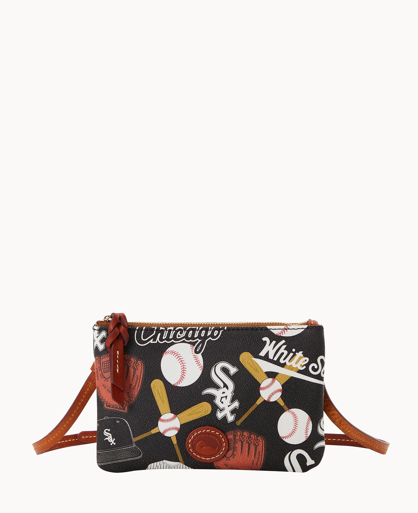 Dooney & Bourke MLB White Sox Top Zip Crossbody