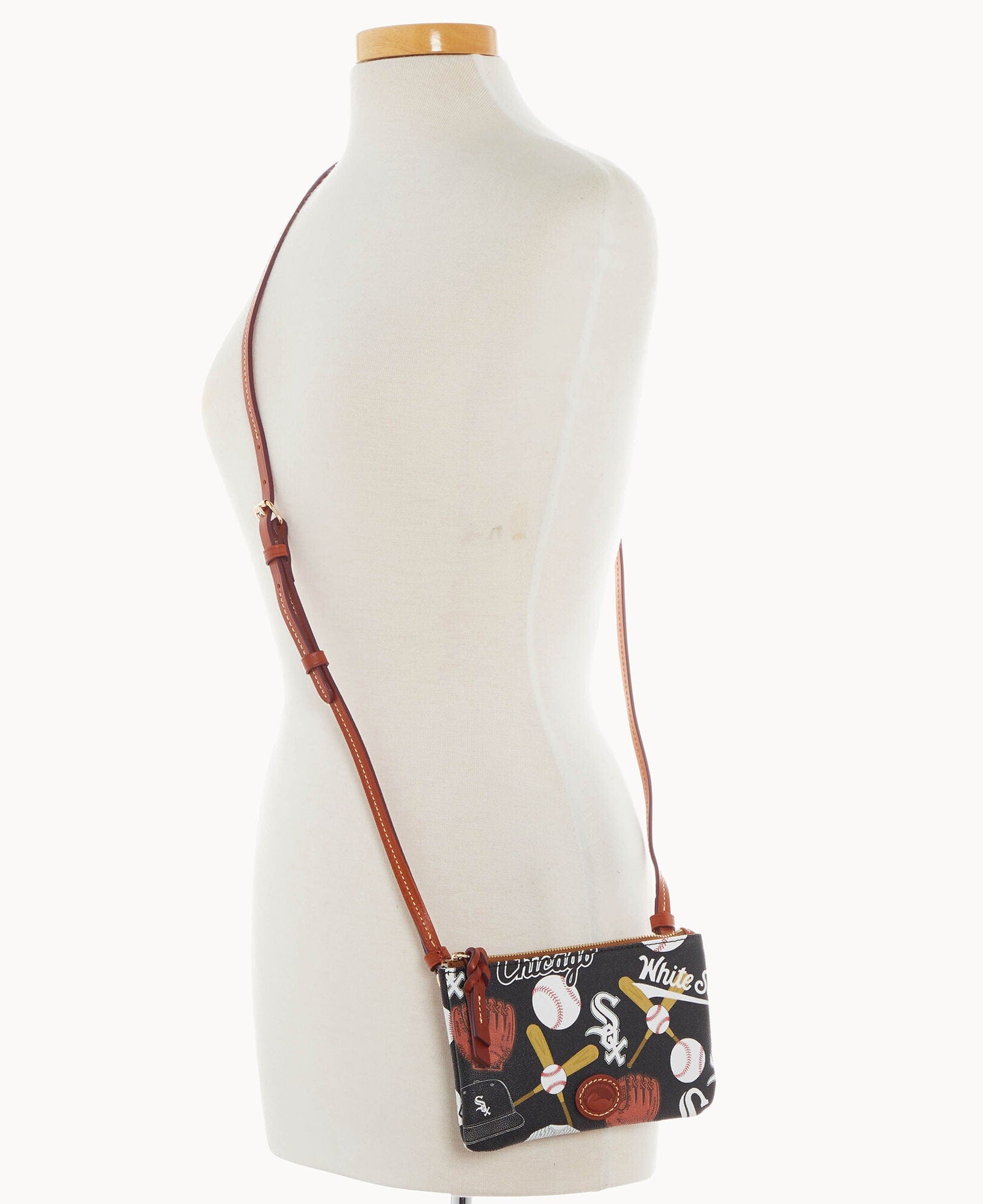 Dooney & Bourke MLB White Sox Top Zip Crossbody