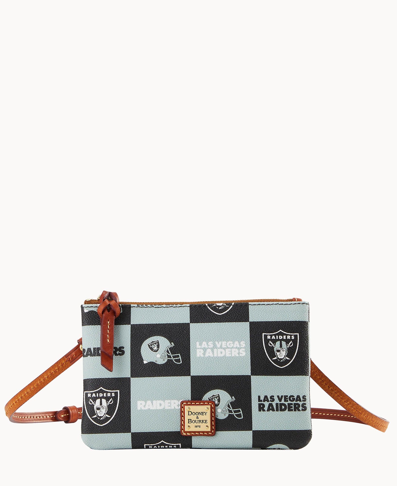 Dooney & Bourke NFL Raiders Top Zip Crossbody