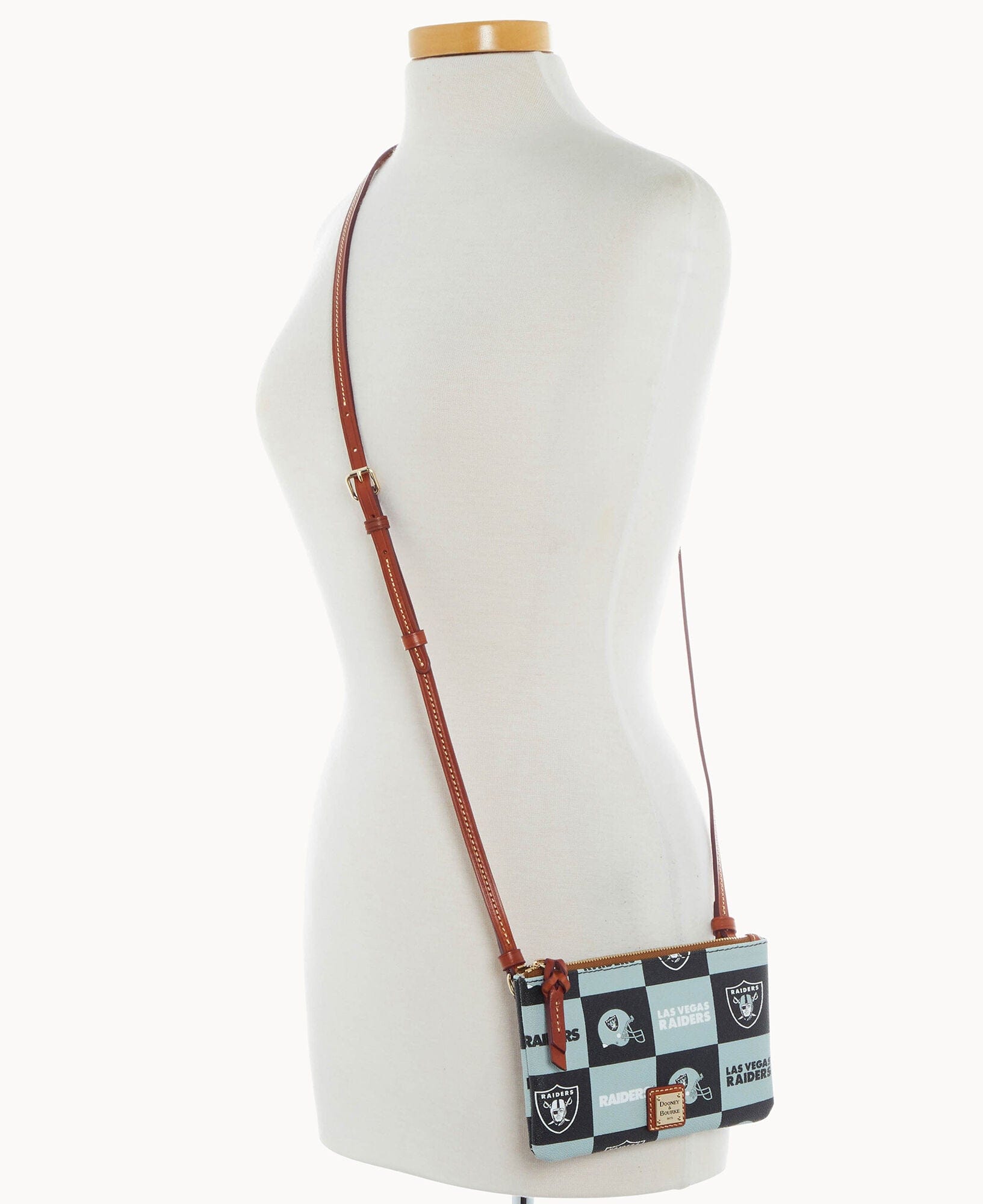 Dooney & Bourke NFL Raiders Top Zip Crossbody