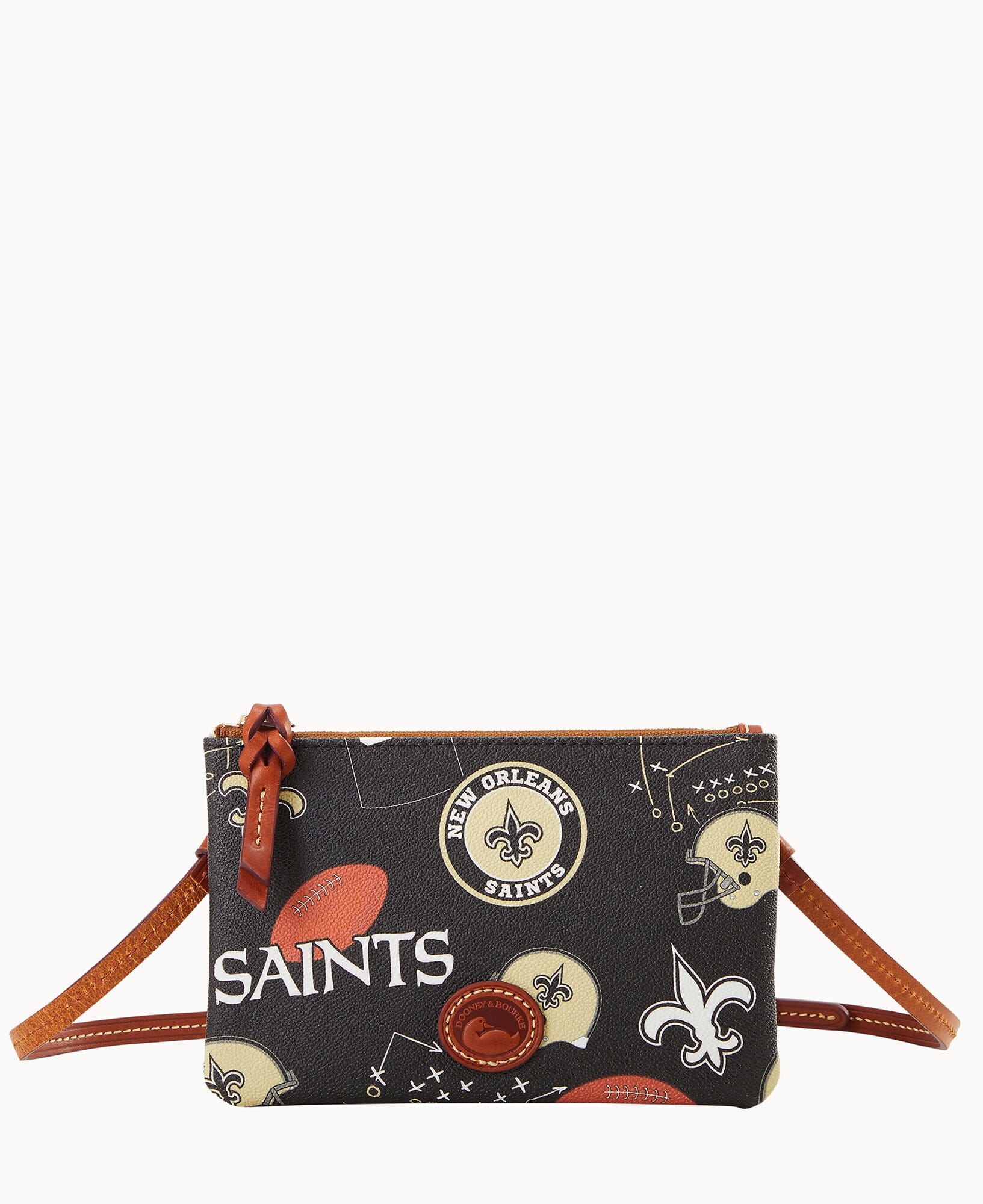 Dooney & Bourke NFL Saints Top Zip Crossbody
