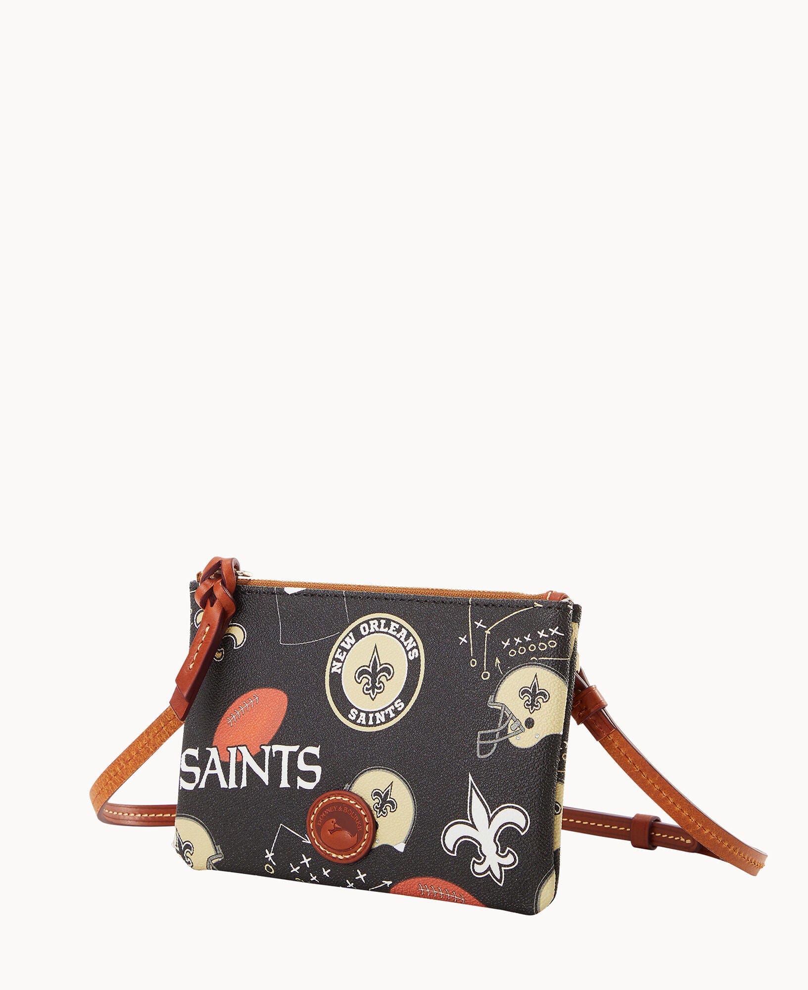 Dooney & Bourke NFL Saints Top Zip Crossbody