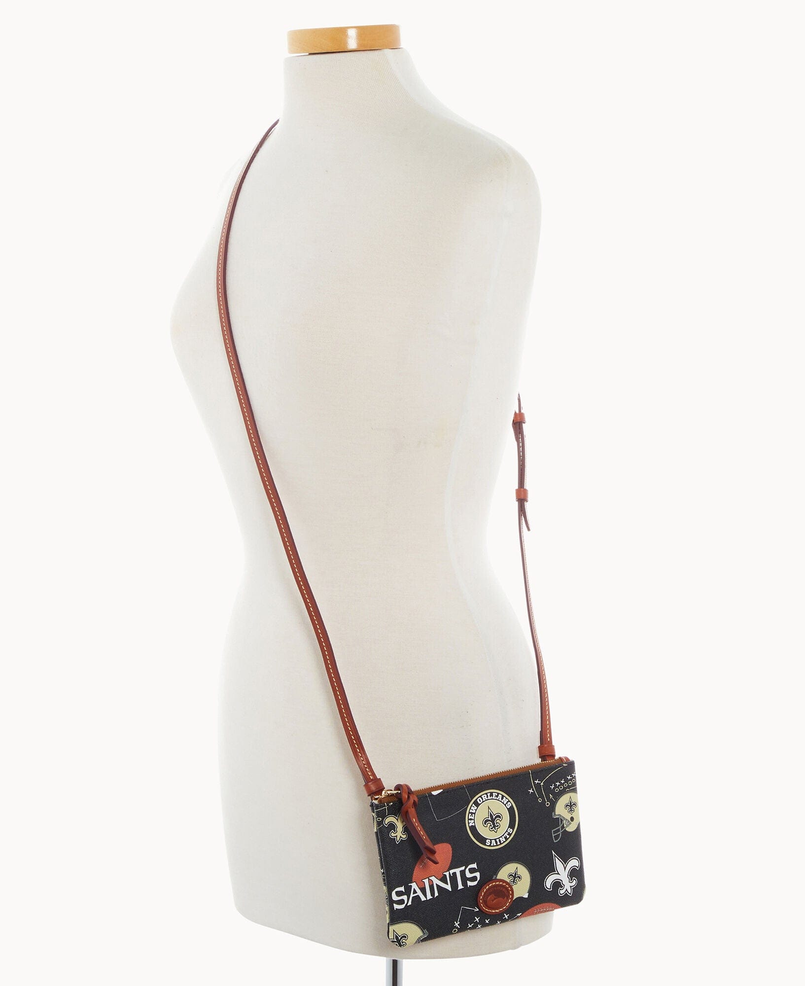 Dooney & Bourke NFL Saints Top Zip Crossbody
