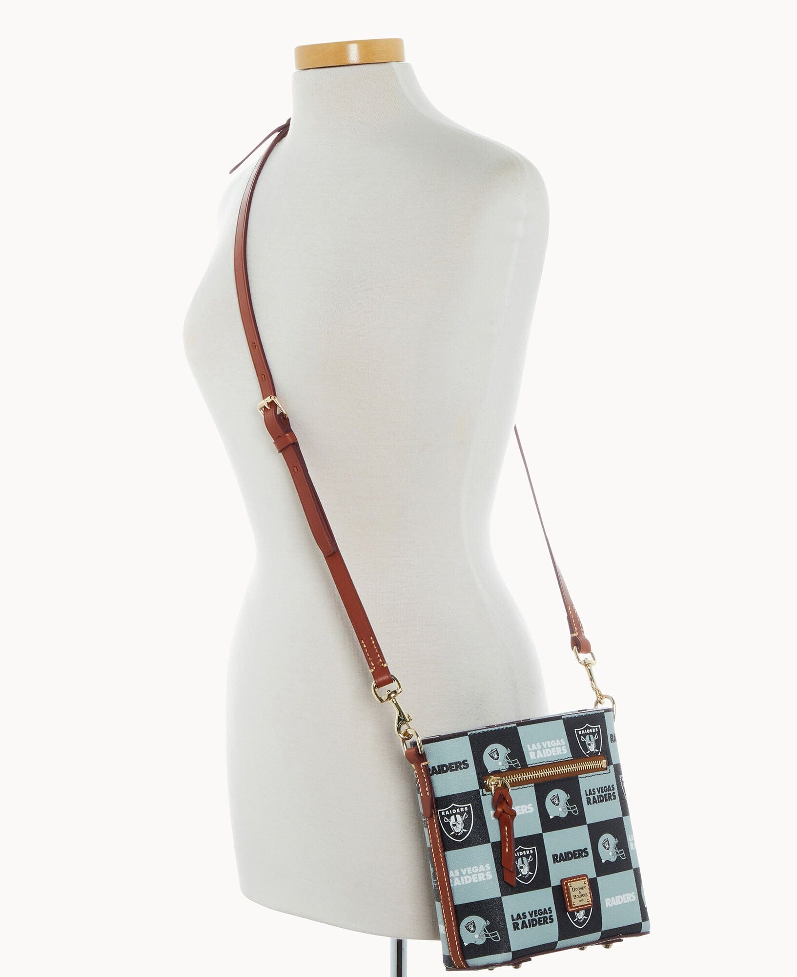 Dooney & Bourke NFL Raiders Small Zip Crossbody