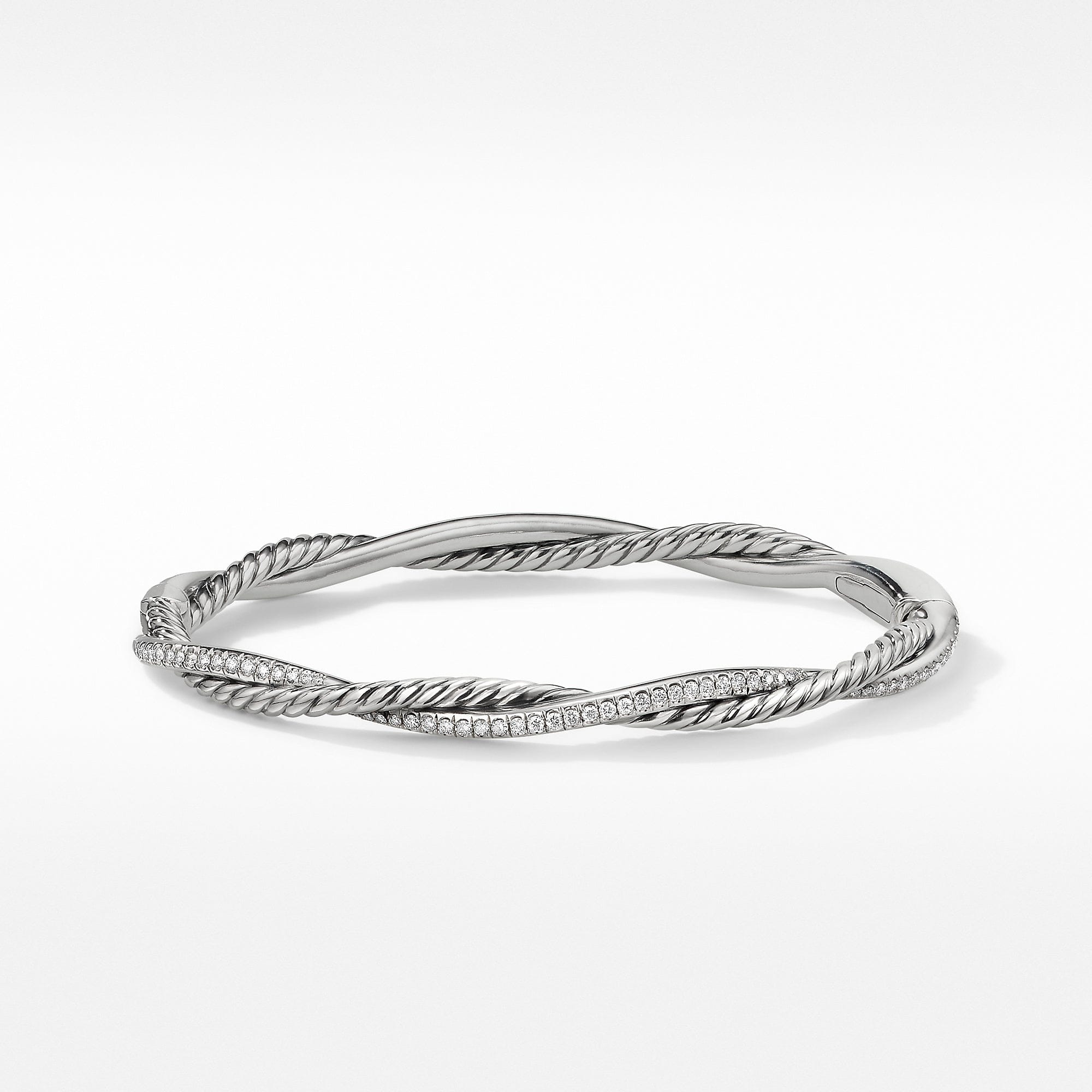 David Yurman Petite Infinity Bracelet with Pave Diamonds - B16370DSSADI