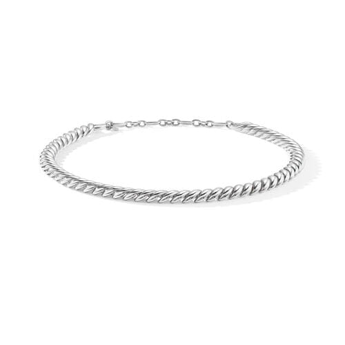 David Yurman Sculpted Cable Necklace in Sterling Silver