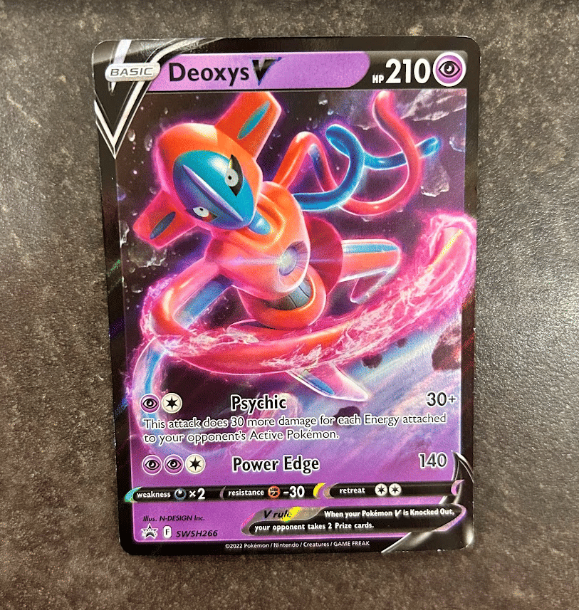 Pokemon MINT Pokemon Card Deoxys V #SWSH266