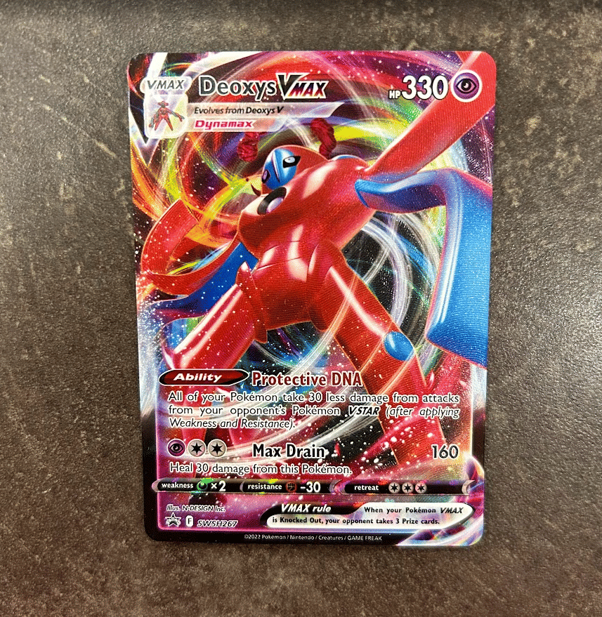 Pokemon MINT Pokemon Card Deoxys VMAX #SWSH267