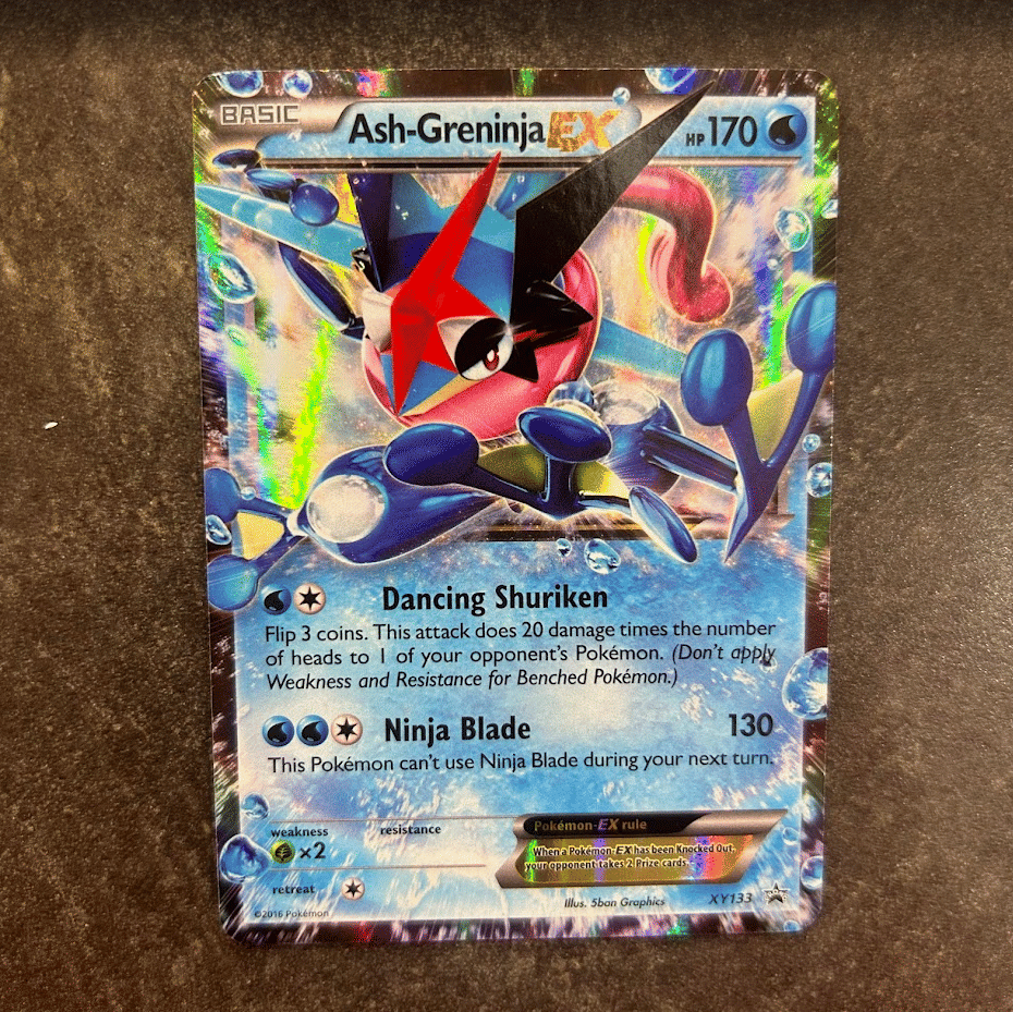 Pokemon Card Ash - Greninja EX XY Promo