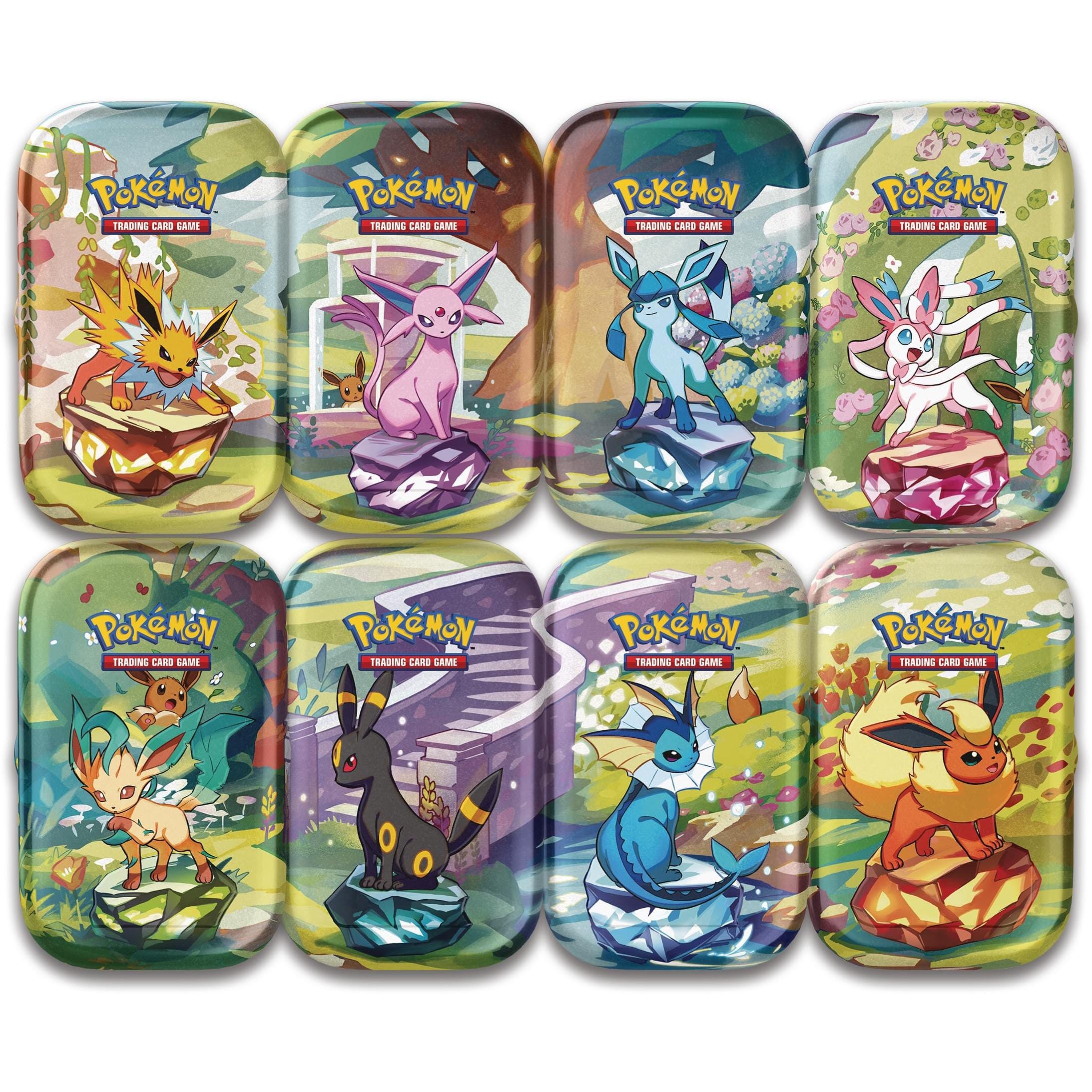 POKEMON TCG Scarlet & Violet Prismatic Evolutions Mini Tin ASSORTED x 1