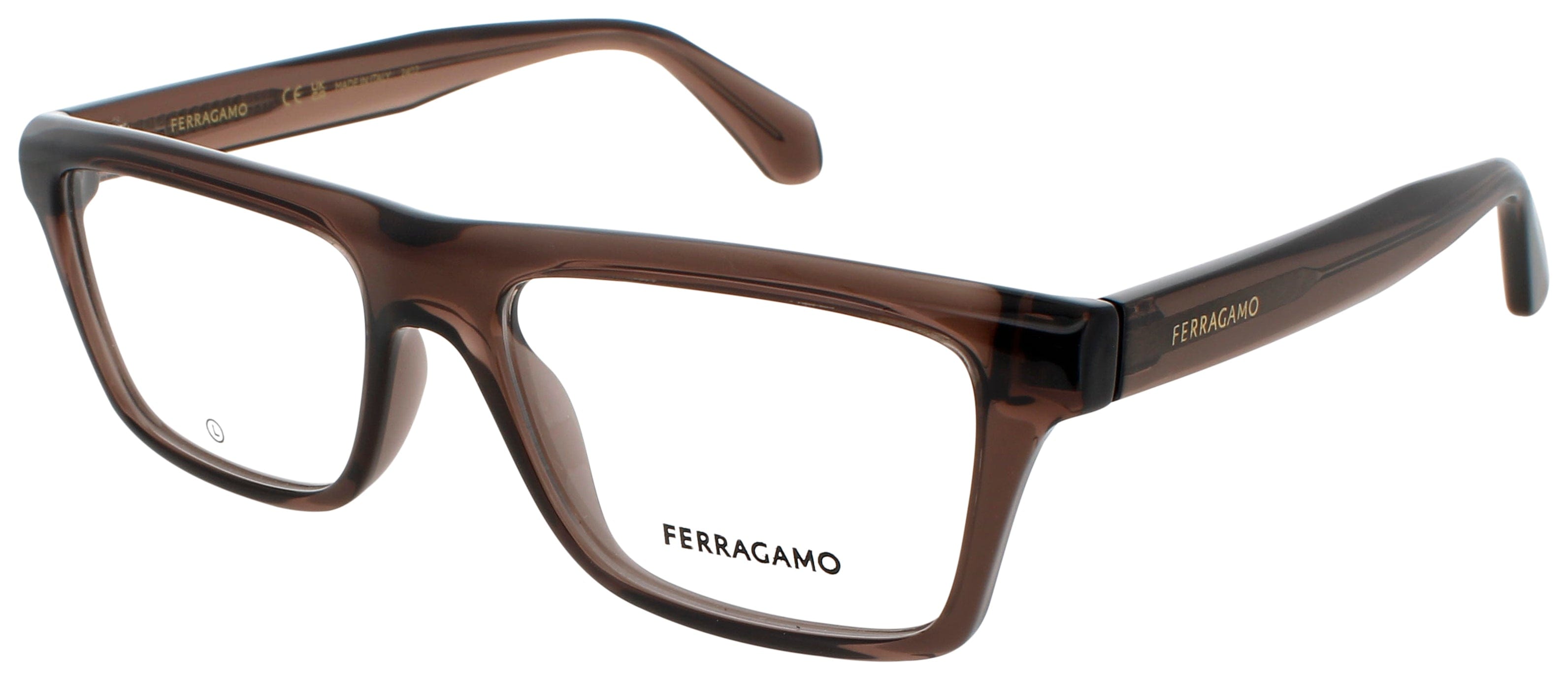 Salvatore Ferragamo Optical Glasses LIGHT CRYSTAL GREY