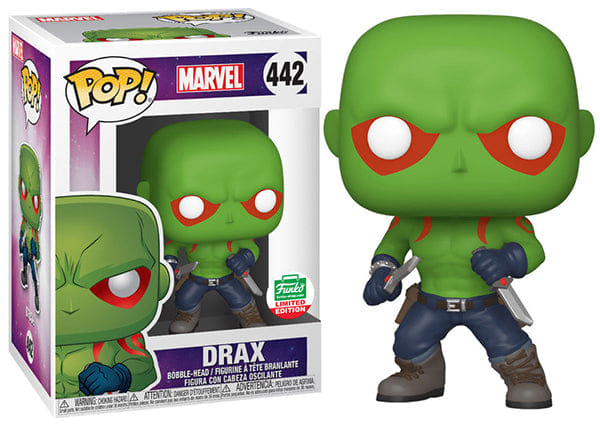 Funko Pop! Drax First Appearance, Guardians of the Galaxy 442 - Funko Shop Exclusive Vinyl Figure in PopShield Protector