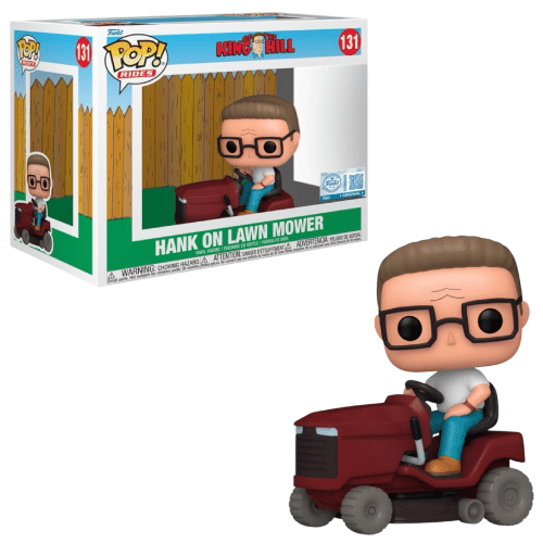 Funko Pop! Hank on Lawn Mower King of the Hill, Rides 131 - Funko Special Edition Exclusive Vinyl Figure