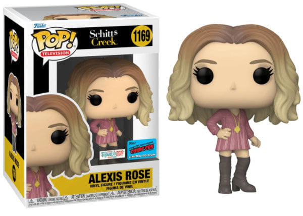 Funko Pop! Alexis Rose Schitt's Creek 1169 - 2021 NYCC/Festival of Fun Exclusive Vinyl Figure in PopShield Protector
