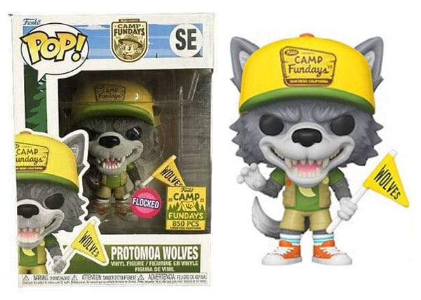 Funko Pop! Protomoa Wolves Flocked SE - 2023 Camp Fundays Exclusive/ 850 made Vinyl Figure in PopShield Protector