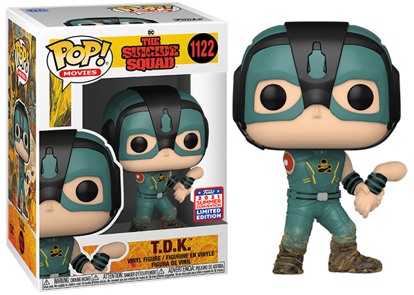 Funko Pop! T.D.K. The Suicide Squad Movie 1122 - 2021 Summer Convention Exclusive Vinyl Figure in PopShield Protector