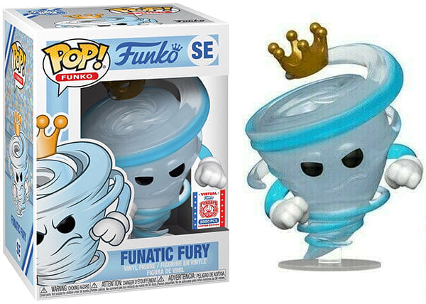 Funko Pop! Funatic Fury Funday Games SE - Fundays Games 2021 Virtual Funko Fundays/5000 Made Vinyl Figure in PopShield Protector