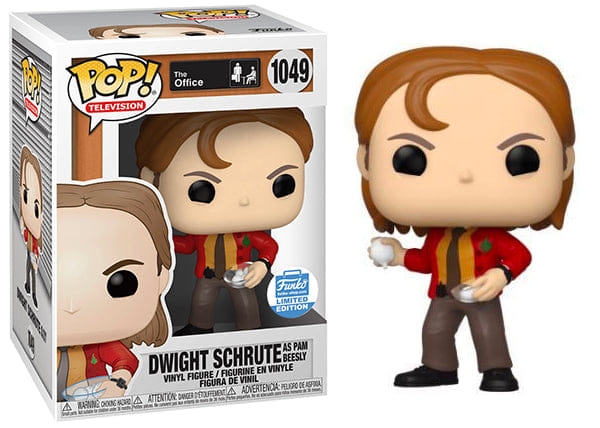 Funko Pop! Dwight Schrute as Pam Beesly The Office 1049 - Funko Shop Exclusive Vinyl Figure in PopShield Protector