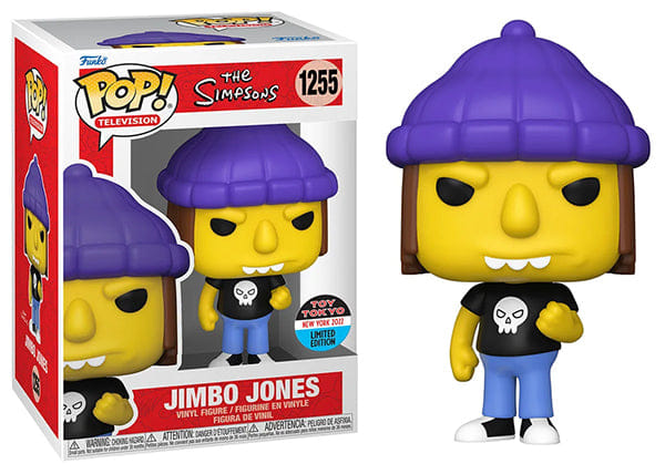 Funko Pop! Jimbo Jones The Simpsons 1255 - 2022 NYCC/ Toy Tokyo Exclusive Vinyl Figure in PopShield Protector