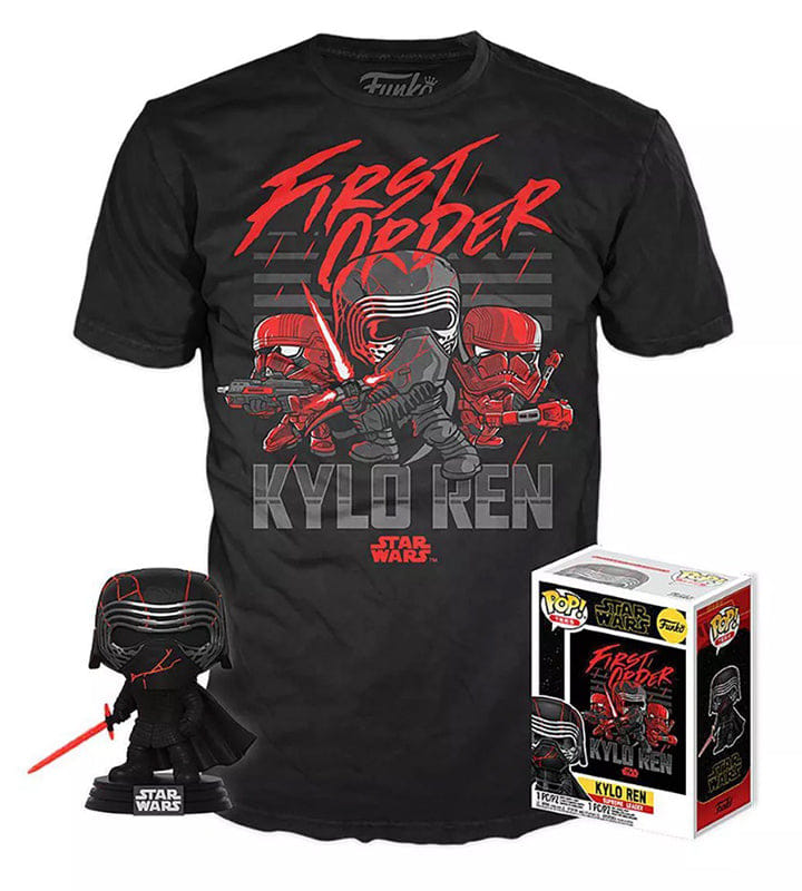 Funko Pop! Kylo Ren Supreme Leader Glow in the Dark w/T - Shirt L, Sealed 308 - Target Exclusive Vinyl Figure