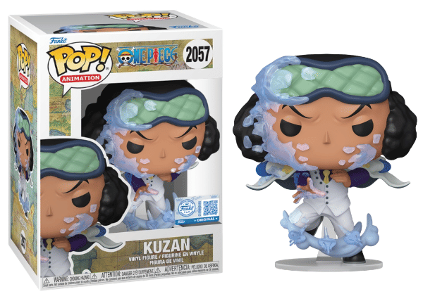 Funko Pop! Kuzan, Ice Block Partisan, One Piece 2057 Funko Special Edition Vinyl Figure in PopShield Protector