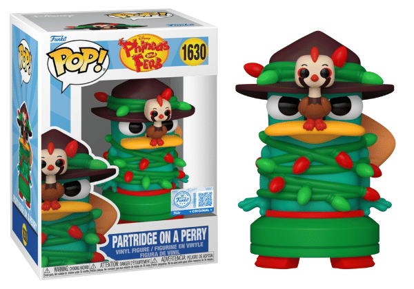 Funko Pop! Partridge on a Perry, Phineas and Ferb 1630 - Funko Special Edition Vinyl Figure in PopShield Protector