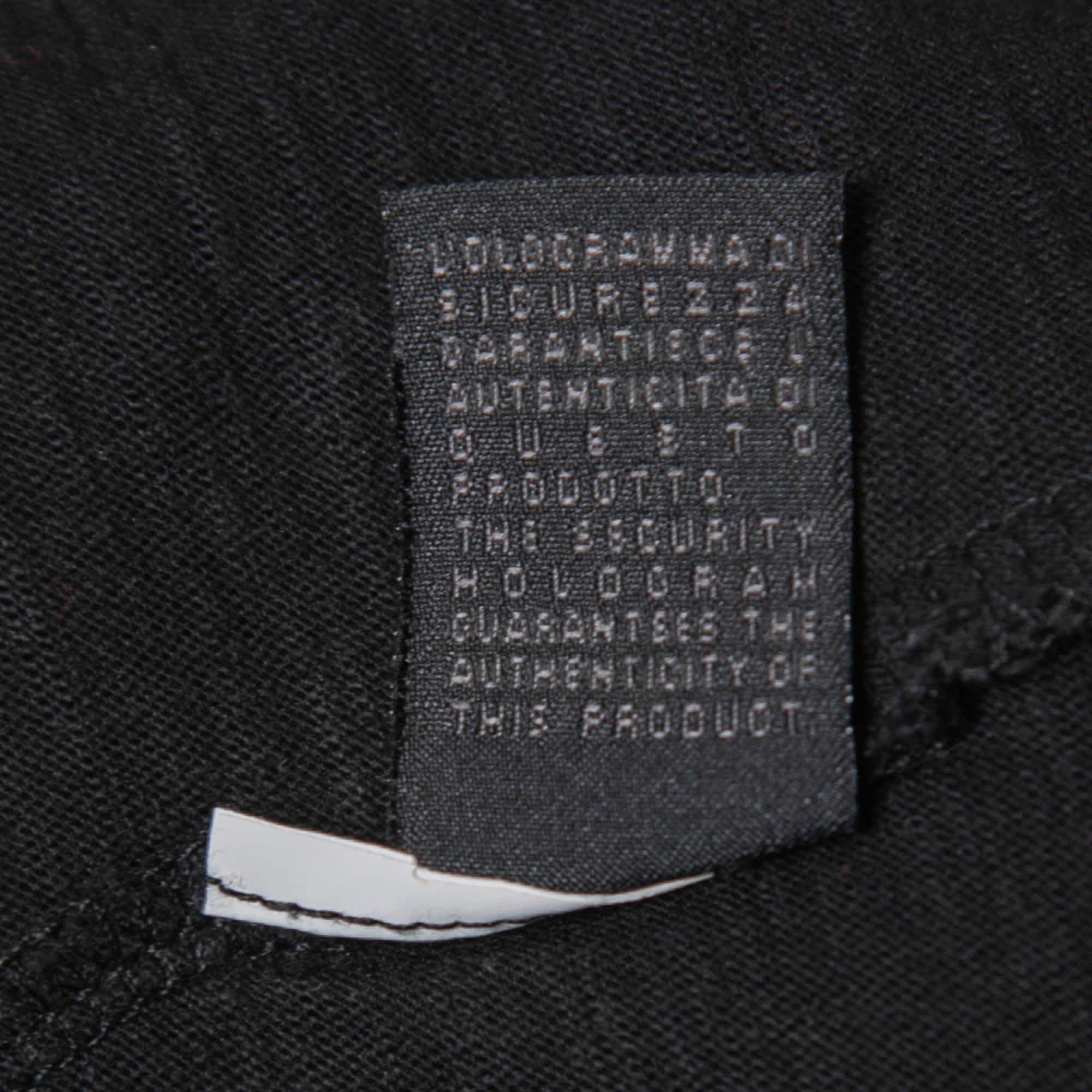 Just Cavalli Black Logo Print Cotton Crew Neck T - Shirt