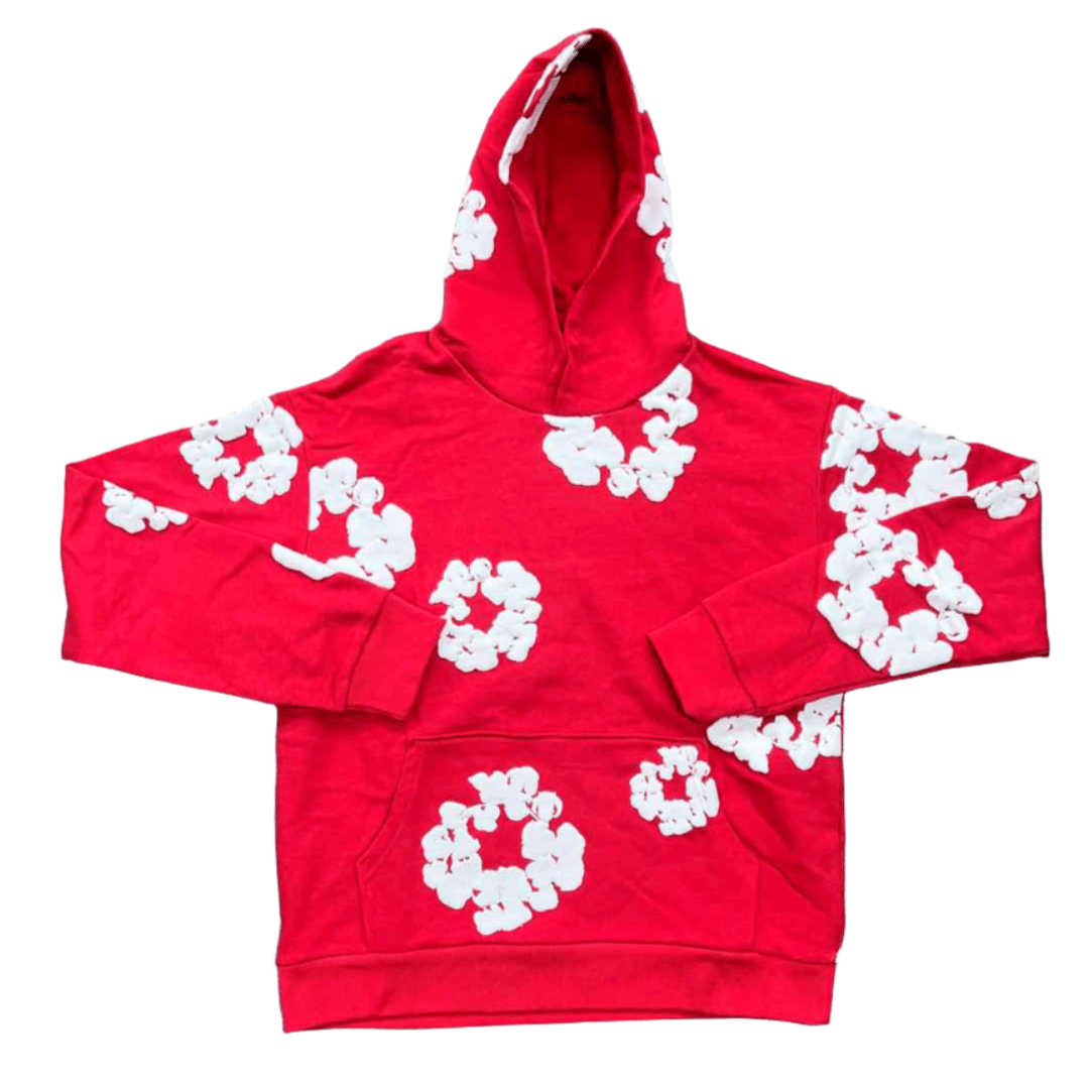 Denim Tears Hoodie COTTON WREATH Red New Size S