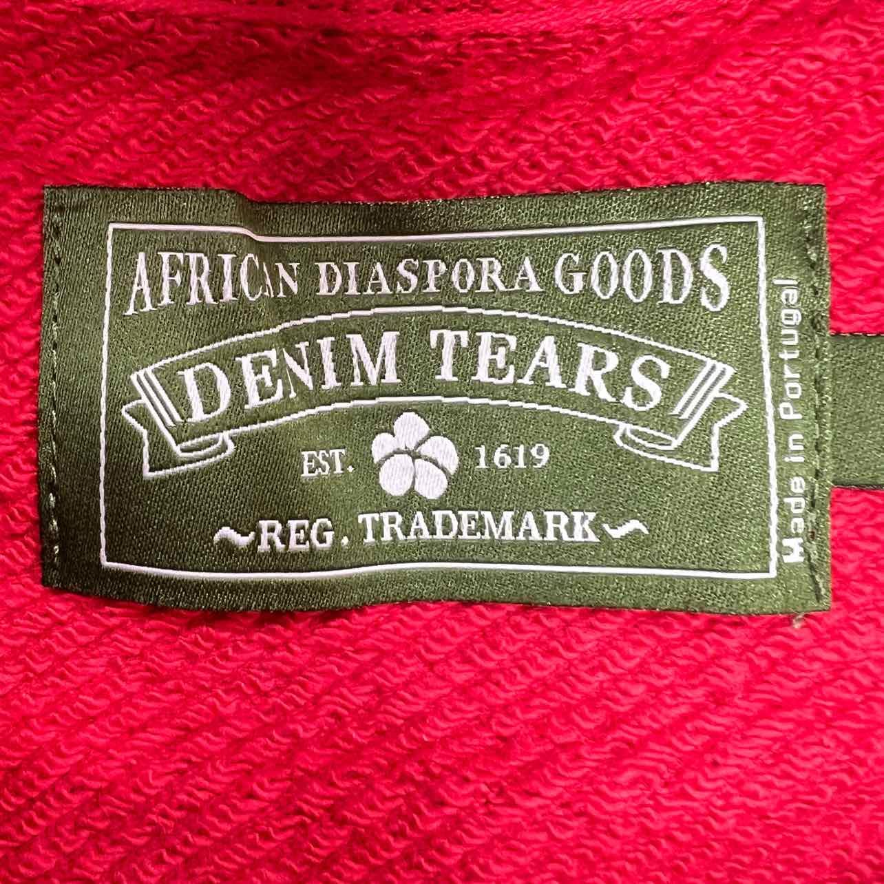 Denim Tears Hoodie COTTON WREATH Red New Size S