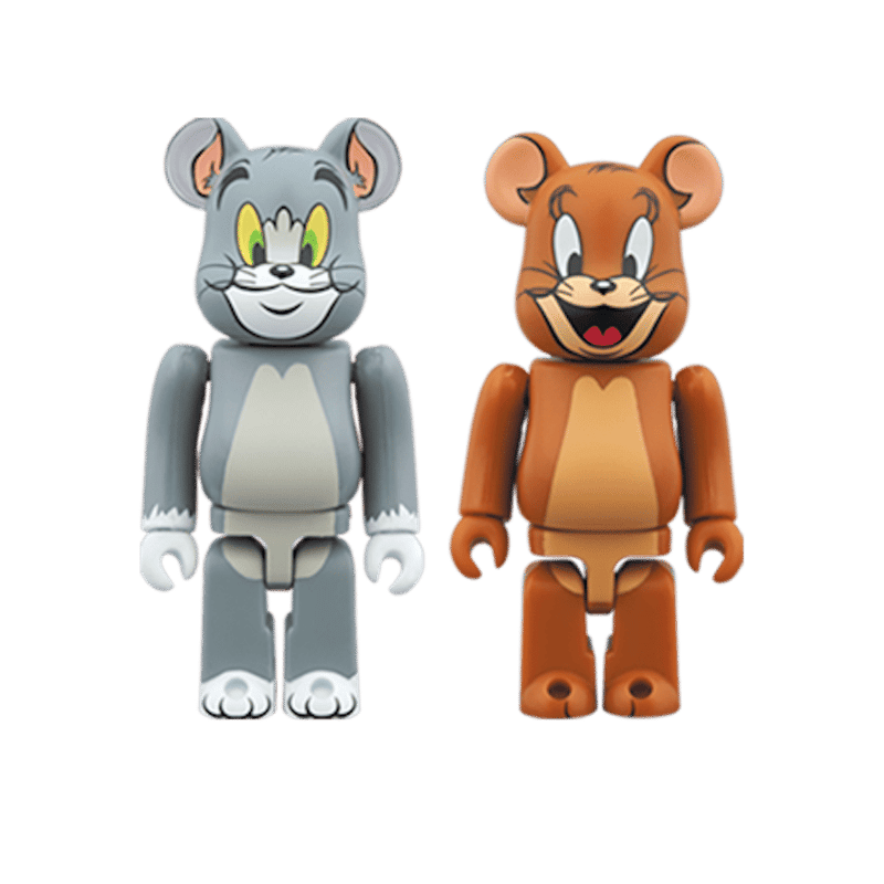 Bearbrick Tom & Jerry 2 Pack 100% Multi